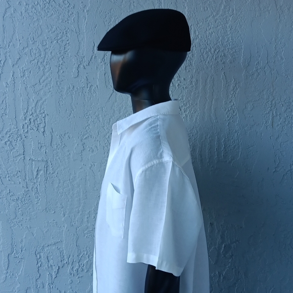 Lucky Brand Men's Pure Linen Short Sleeve Luxury Shirt - Picture 13 of 17